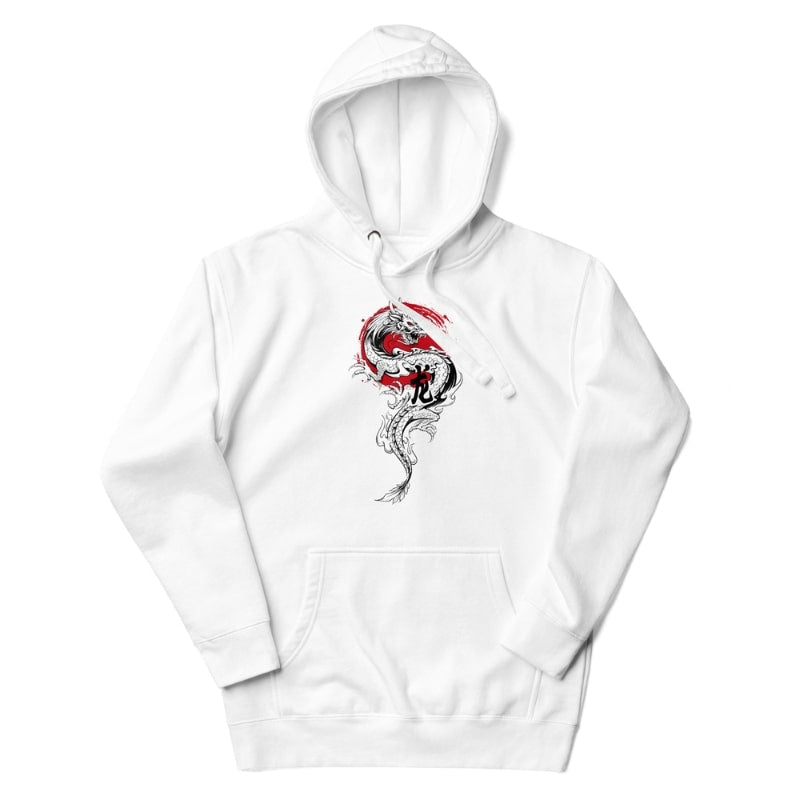 Japanese Hoodie - Dragon & Sun S