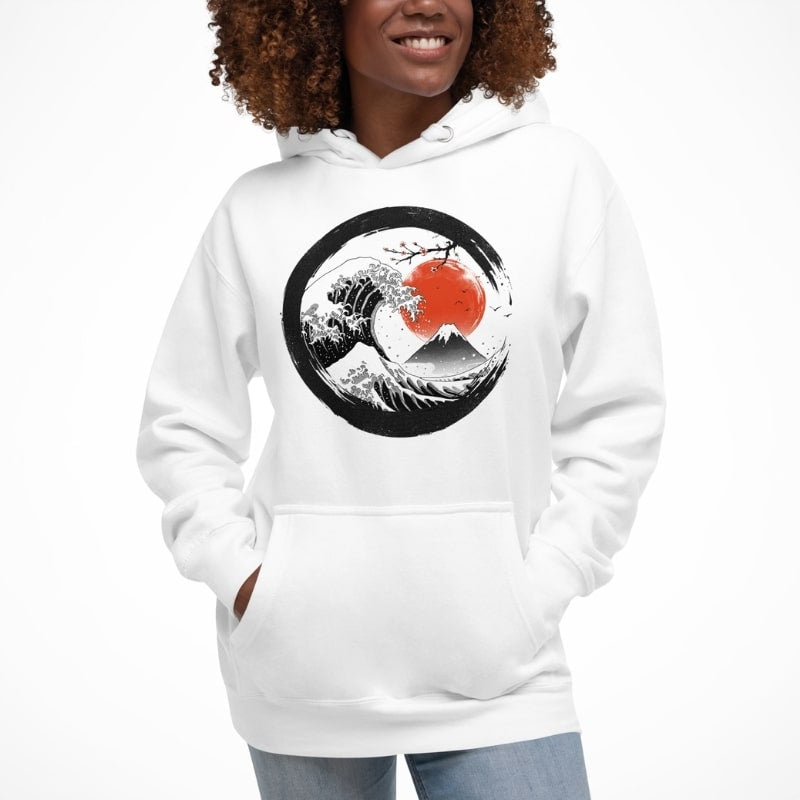 Japanese Hoodie - Enso Kanagawa