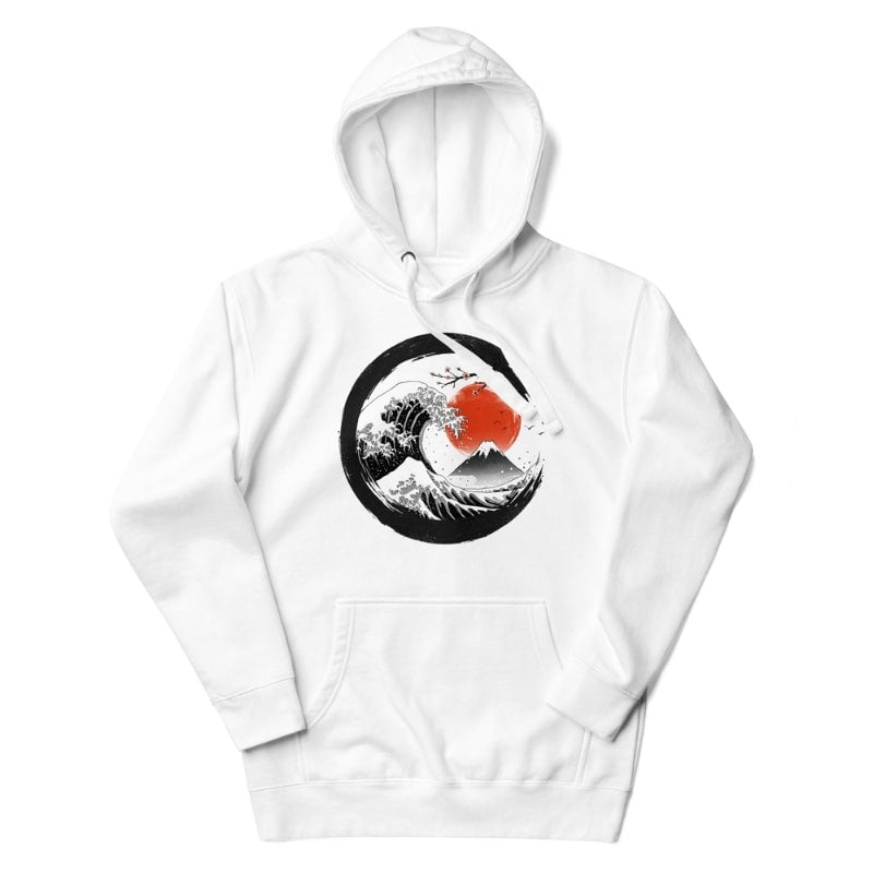Japanese Hoodie - Enso Kanagawa S