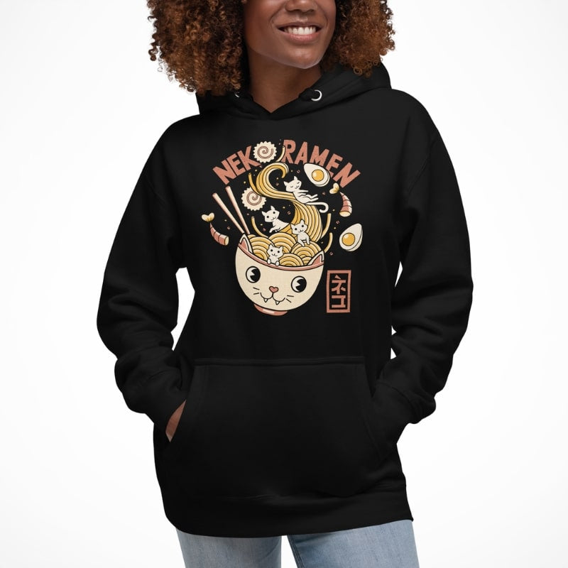 Japanese Hoodie - Neko Ramen