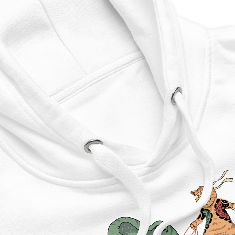 Japanese Hoodie - Neko T-Rex