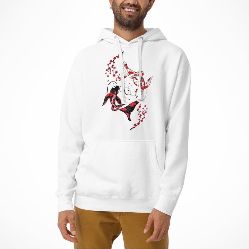 Japanese Hoodie - Sakura Koi