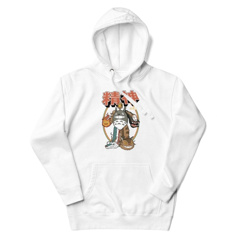 Japanese Hoodie - Seishin S / White