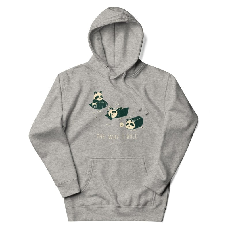 Japanese Hoodie - Sushi Roll S / Gray