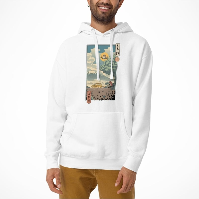 Japanese Hoodie - Ukiyo-e Forest Rangers