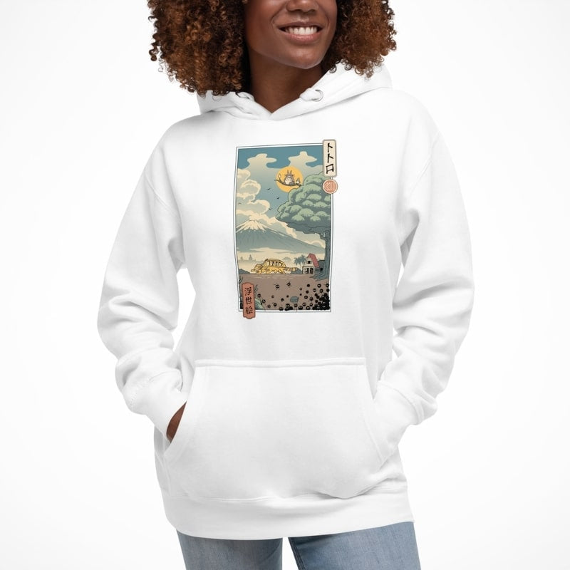 Japanese Hoodie - Ukiyo-e Forest Rangers