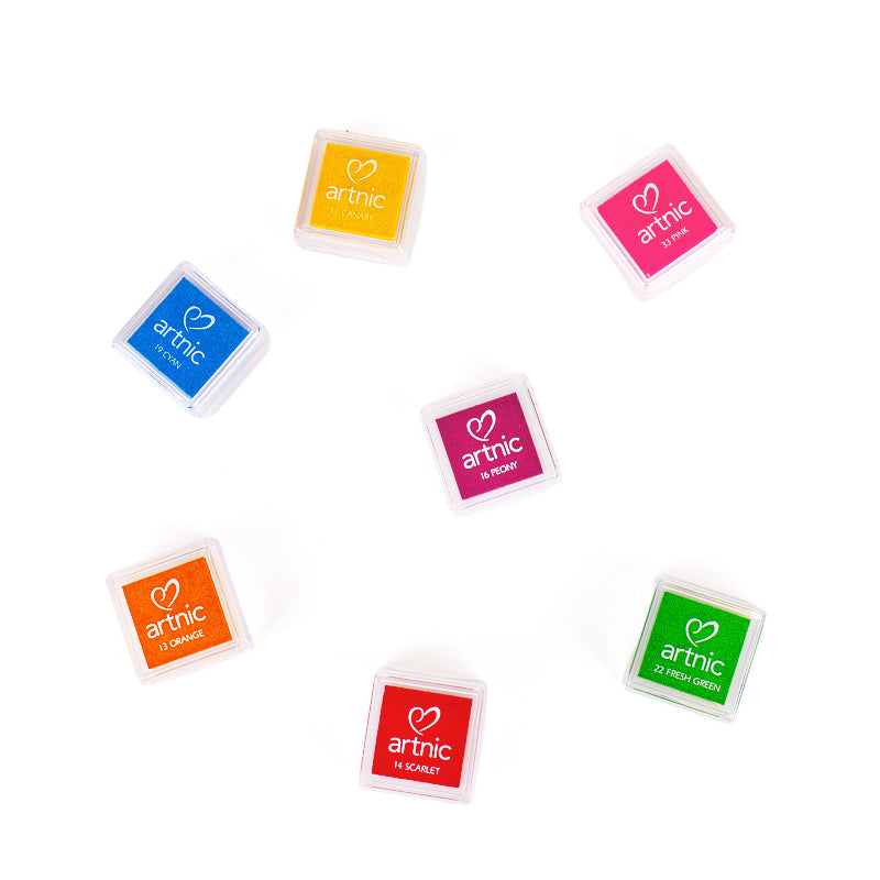 Japanese Ink Pad – 7 Colors to Choose