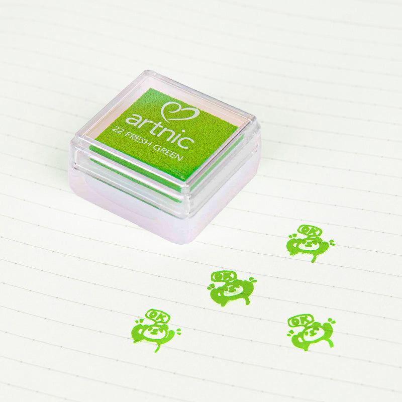 Japanese Ink Pad – 7 Colors to Choose From Fresh Green