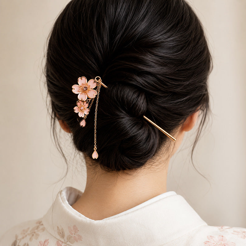Japanese Kanzashi - Sakura Flowers