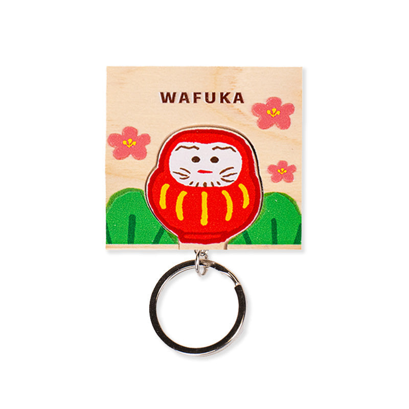 Japanese Keychain – Daruma Cypress
