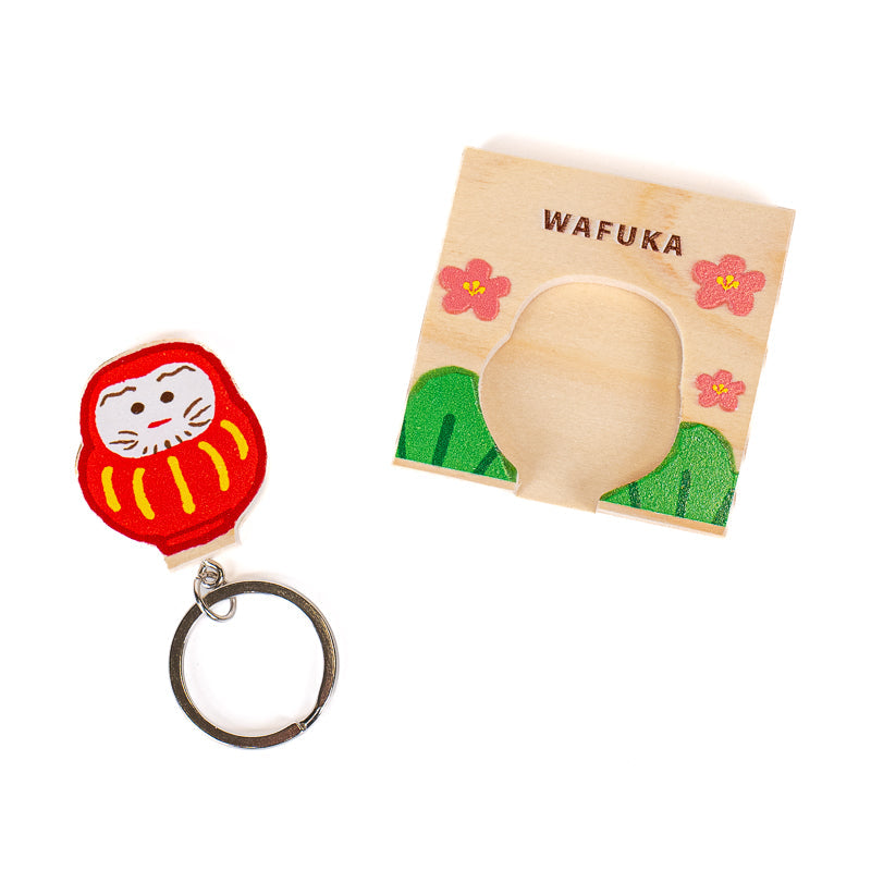 Japanese Keychain – Daruma Cypress