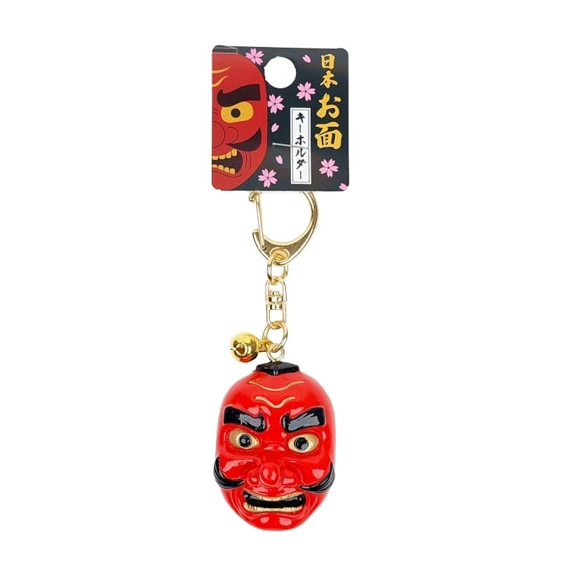Japanese Keychain - Tengu Mask