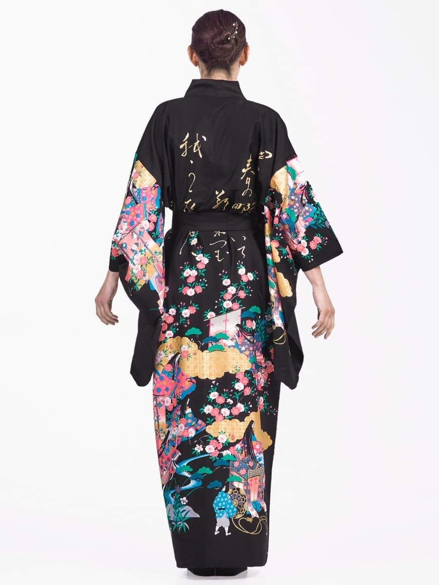 Japanese Kimono Women - Furisode Style One size