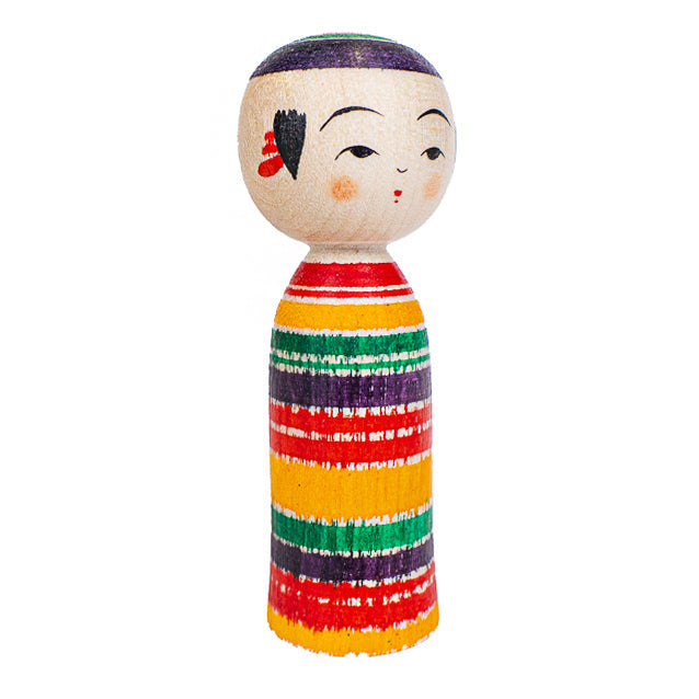 Japanese Kokeshi Doll - Yajiro Tsukuritsuke - 6 cm
