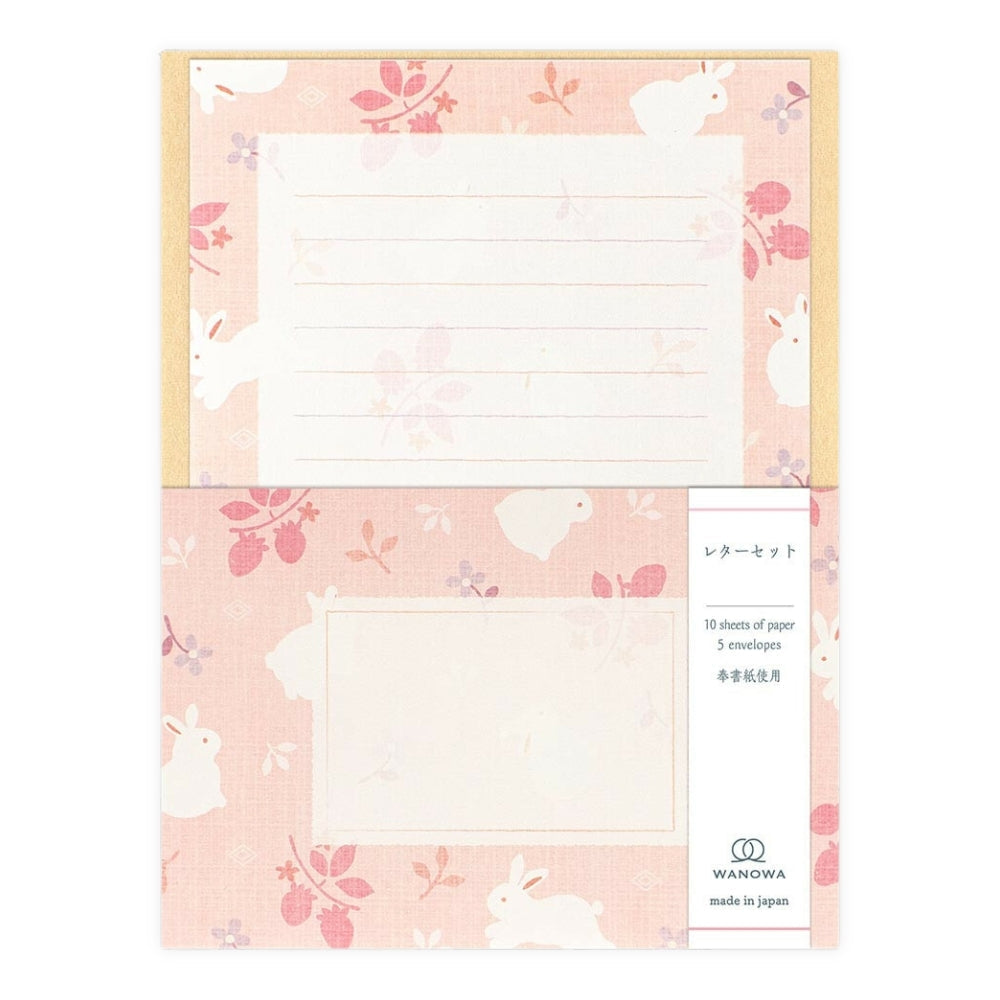 Japanese Letter Paper & Envelopes - Rabbit