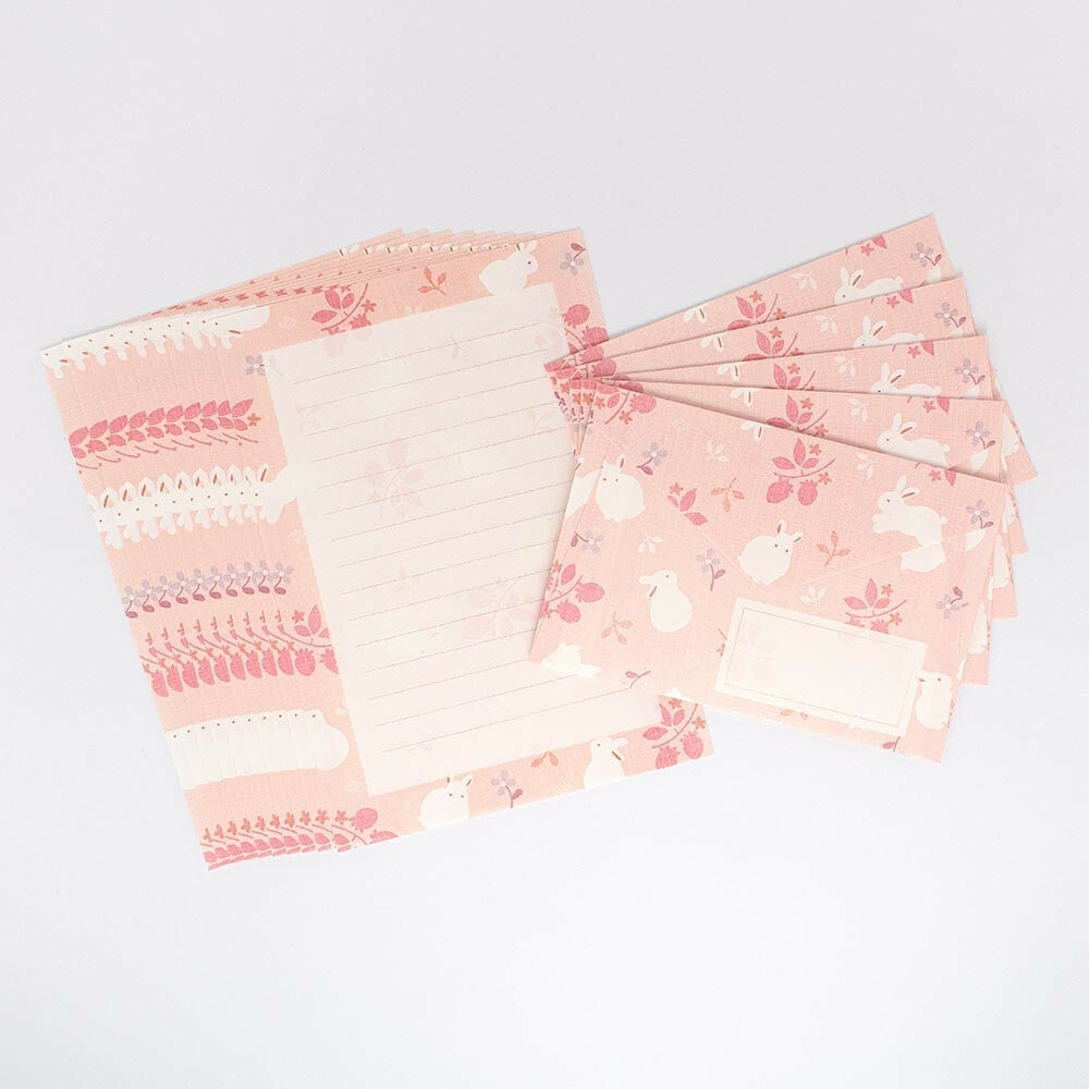 Japanese Letter Paper & Envelopes - Rabbit