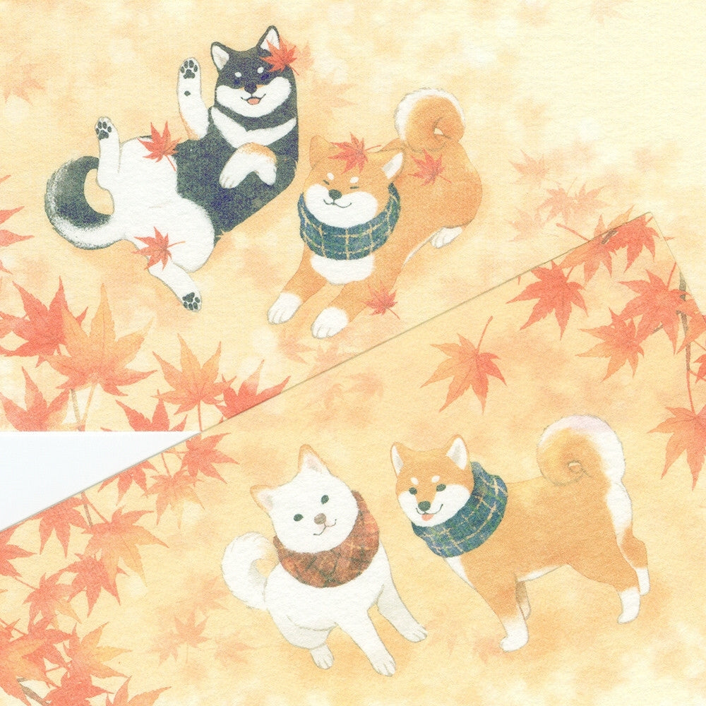 Japanese Letter Paper - Shiba & Momiji