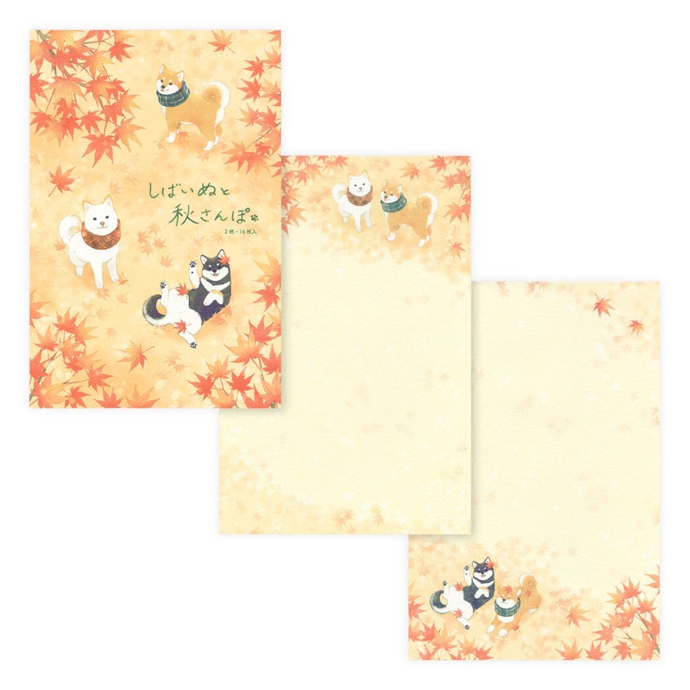 Japanese Letter Paper - Shiba & Momiji