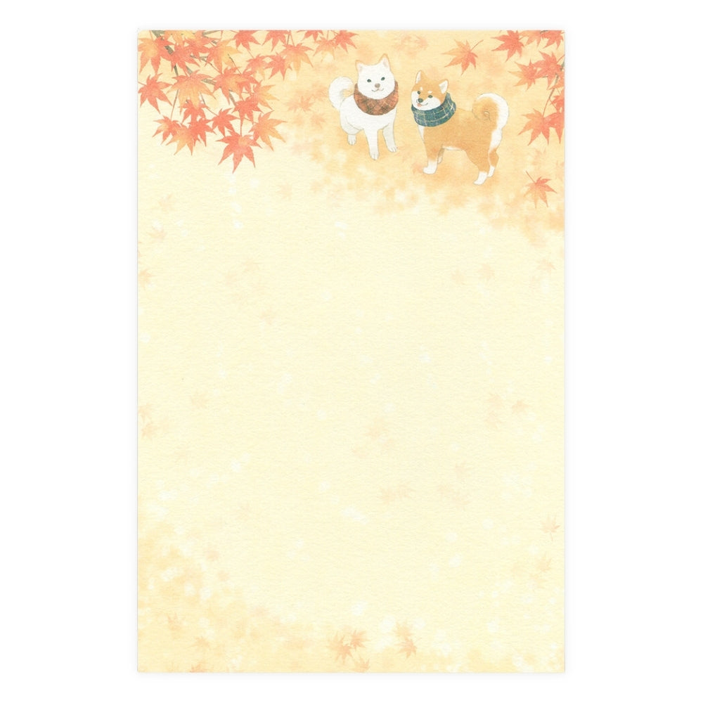 Japanese Letter Paper - Shiba & Momiji