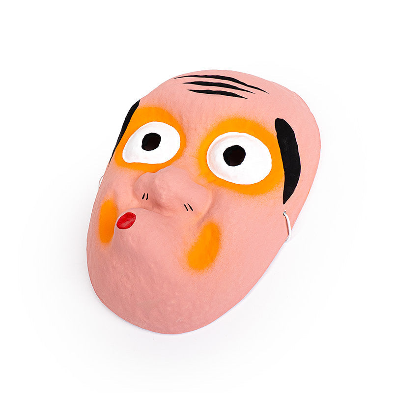 Japanese Mask - Papier-Mâché - Hyottoko