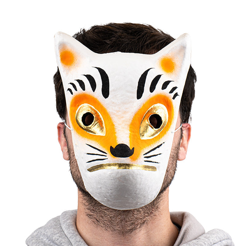 Japanese Mask - Papier-Mâché - Kitsune