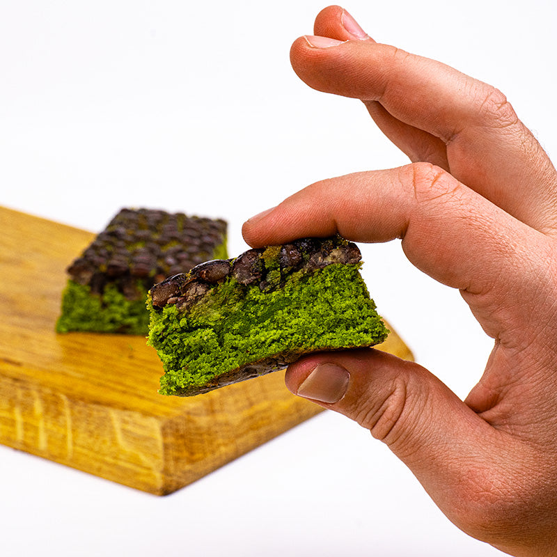 Japanese Matcha & Red Bean Cake
