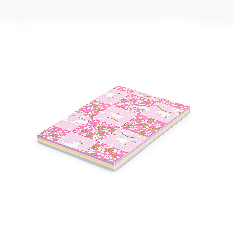 Japanese Memo Pad - Pink Rabbits