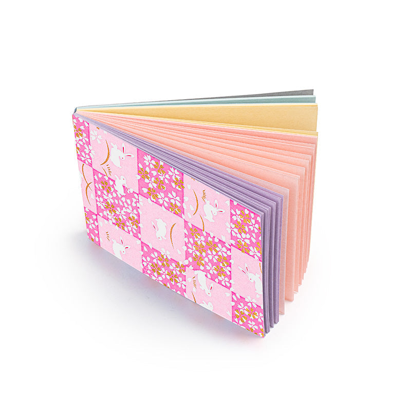 Japanese Memo Pad - Pink Rabbits