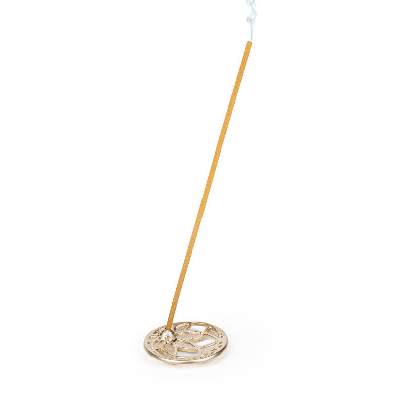 Japanese Metal Incense Holder - Lotus Flower