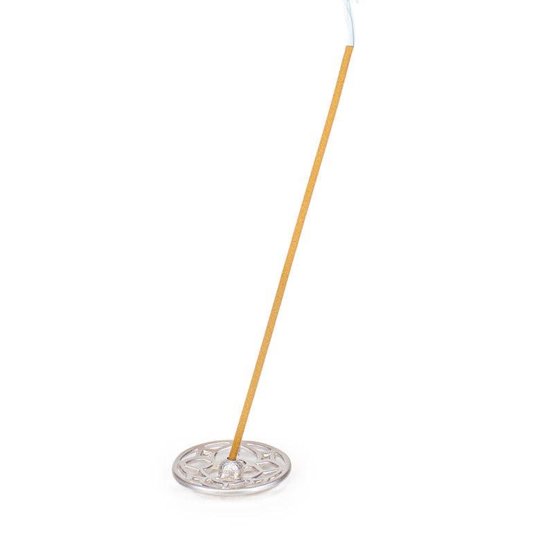 Japanese Metal Incense Holder - Silver Hōsōge