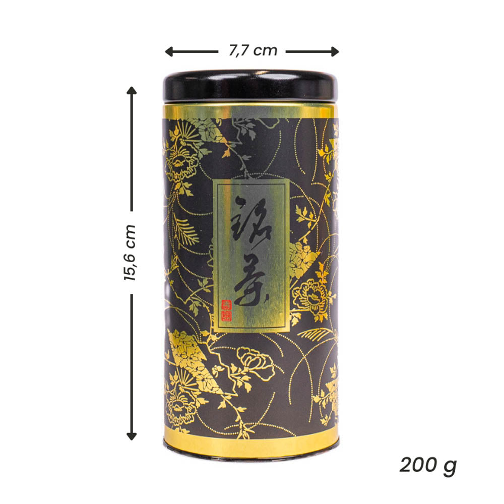 Japanese Metal Tea Caddy - Gentaku Black