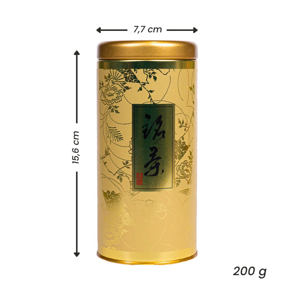 Japanese Metal Tea Caddy - Gentaku Gold