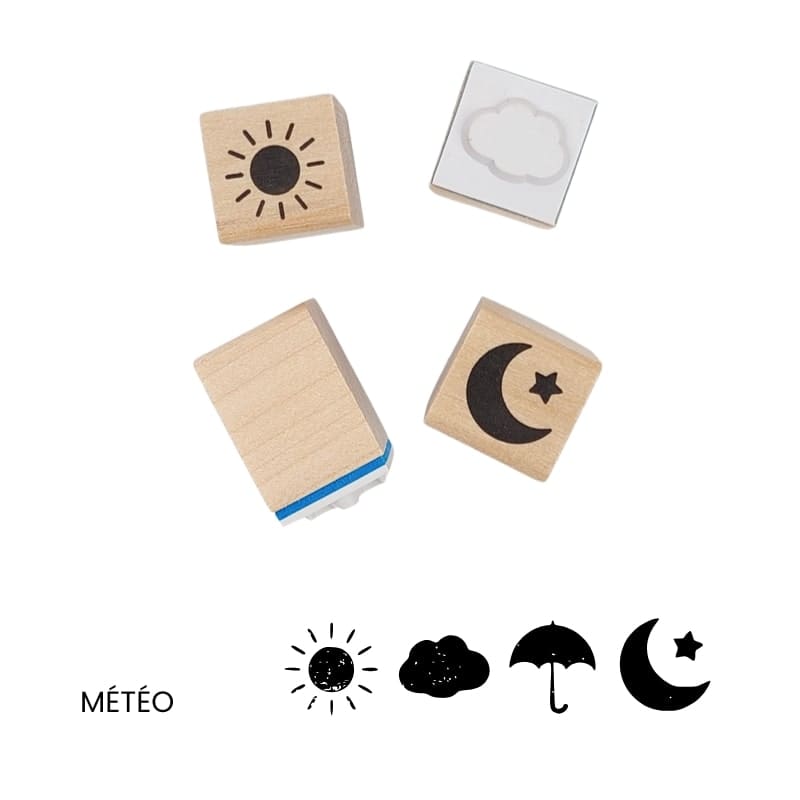 Japanese Mini Stamp Set - Bullet Journal Weather