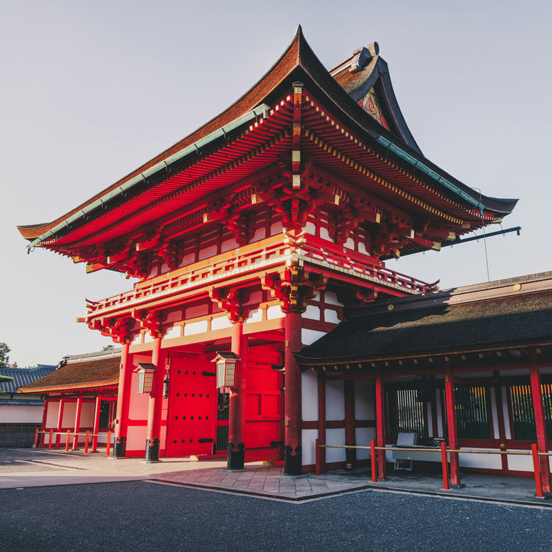 Japanese Miniature Cardboard Craft Kit – Inari Shrine Rōmon Gate