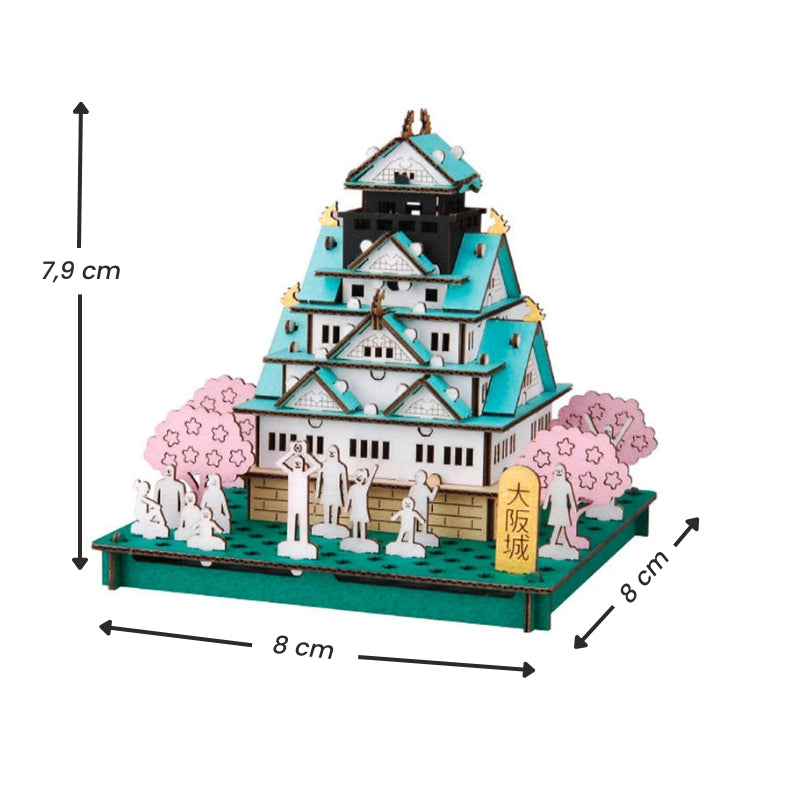 Japanese Miniature Cardboard Craft Kit – Osaka Castle