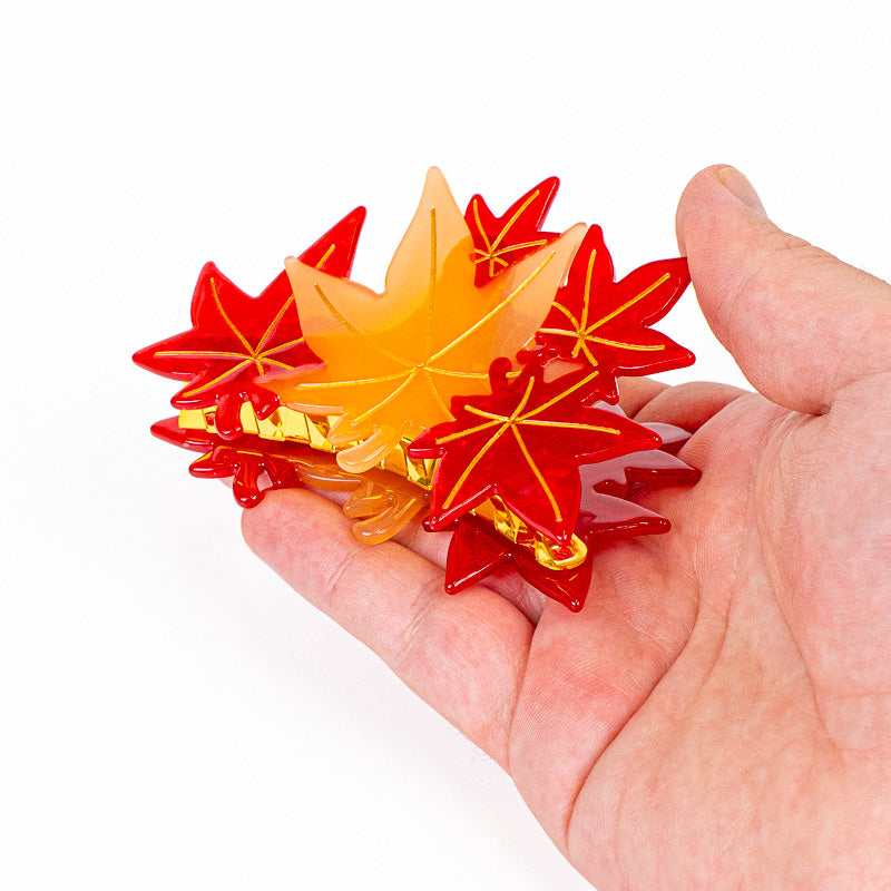 Japanese Momiji Maple Leaf Hair Claw Clip