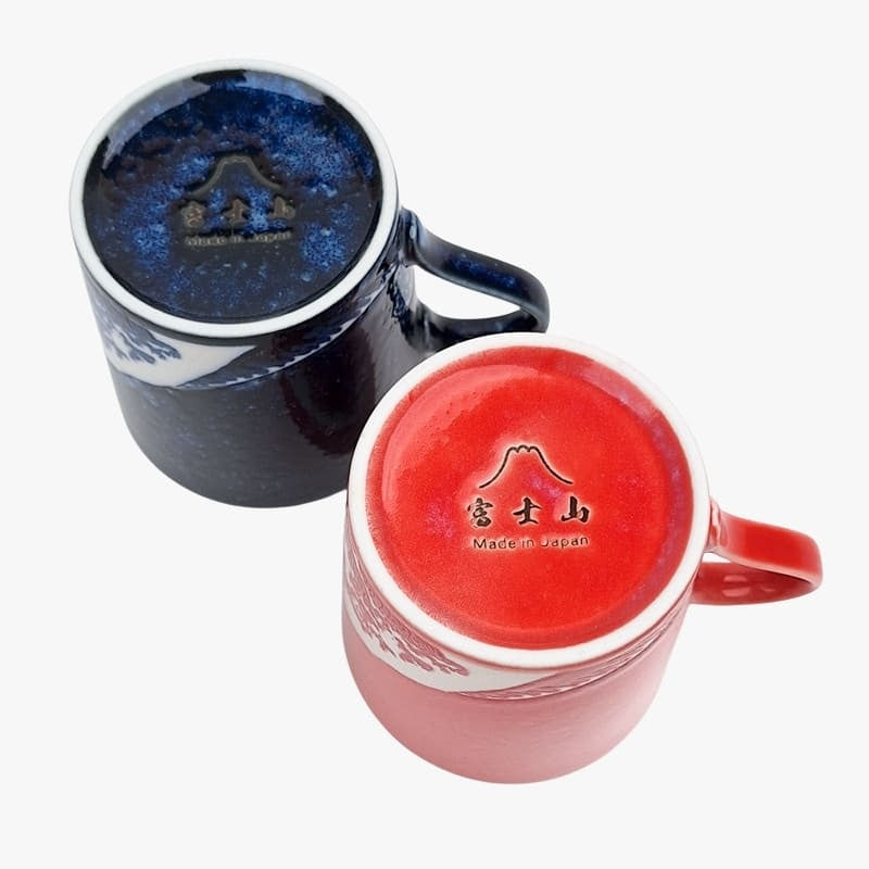 Japanese Mug – Kanagawa Blue