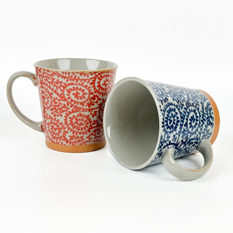 Japanese Mug - Karakusa Blue