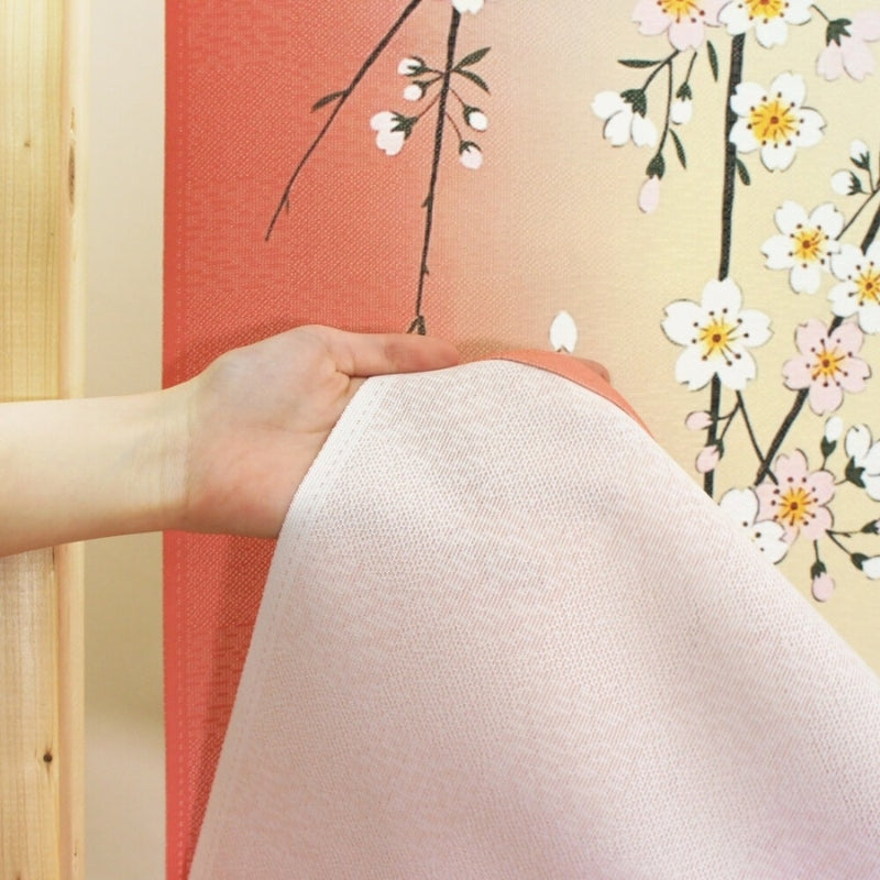 Japanese Noren Cherry Blossom 85 x 150 cm (33.5’’ x 59’’)