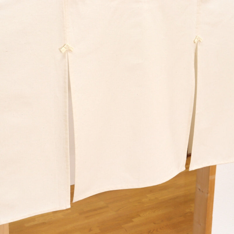 Japanese Noren Curtain Short - Beige 175 x 50 cm (69’’ x 19.6’’)