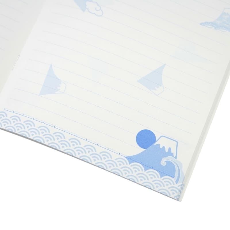 Japanese Notebook – Fujisan & Seigaiha Waves