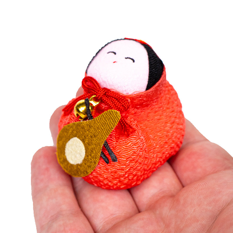 Japanese Otedama Doll Chirimen Benten