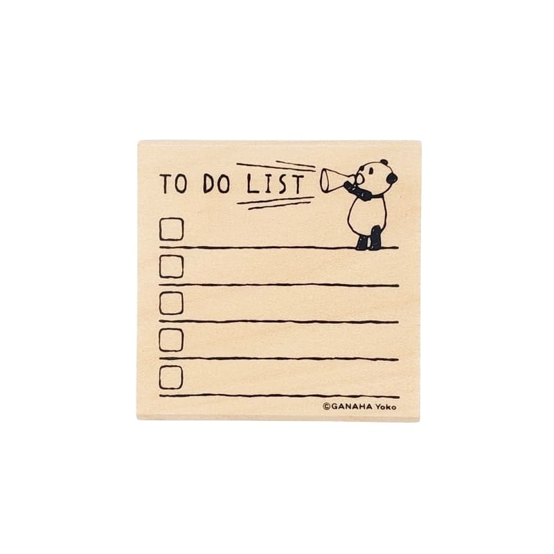 Japanese Panda Stamp - To-Do List