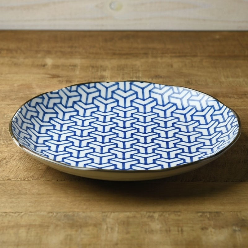 Japanese Porcelain Plate - Kagome