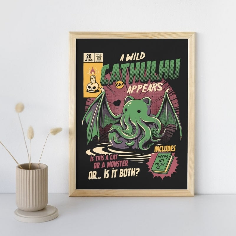Japanese Poster - Cathulhu A3