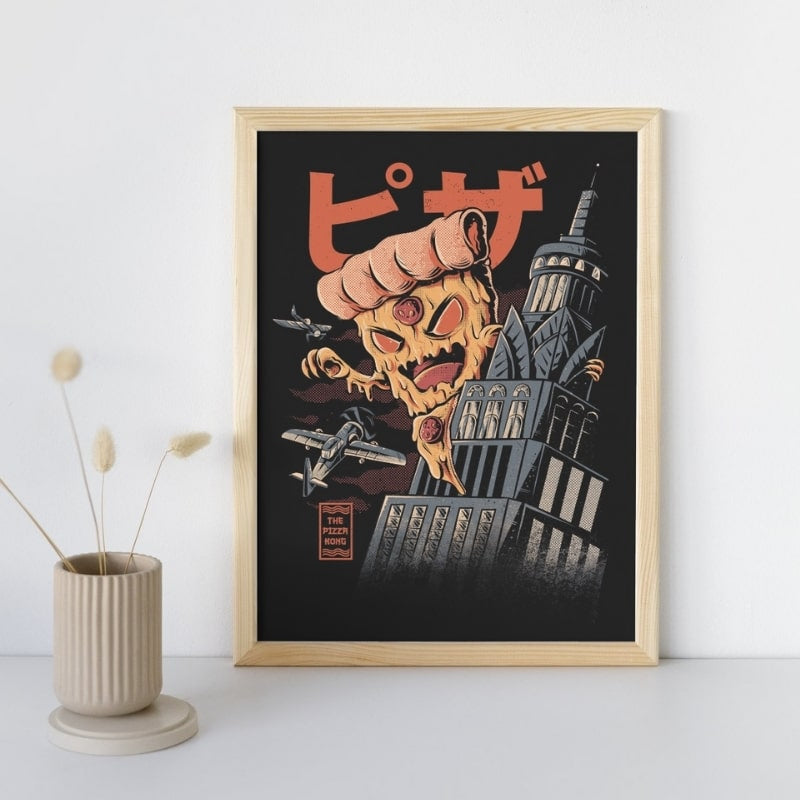 Japanese Poster - Godpizza A3