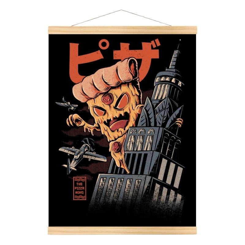 Japanese Poster - Godpizza A3
