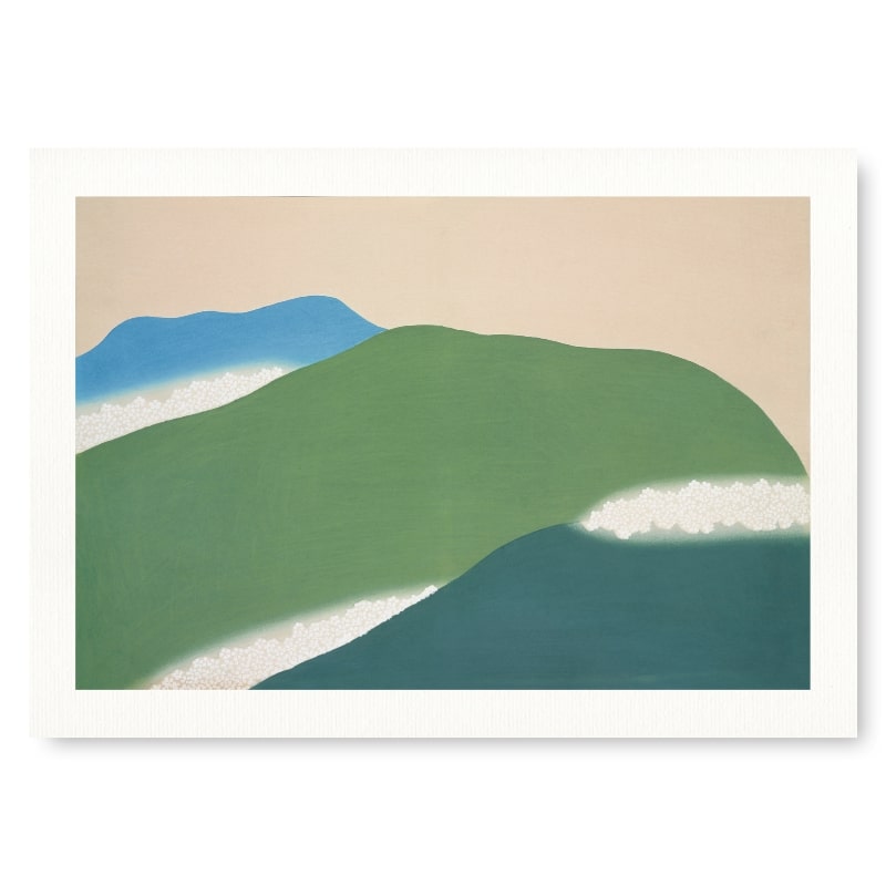 Japanese Poster - Mountains A3