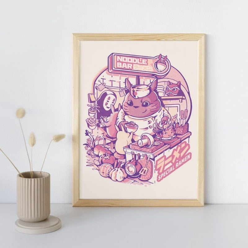 Japanese Poster - Noodle Bar A3
