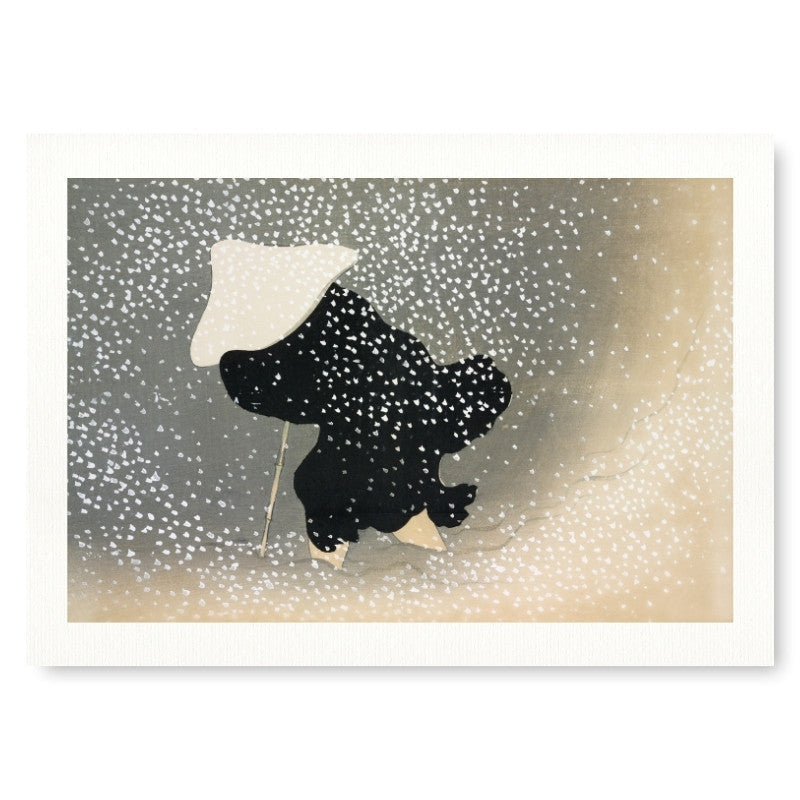 Japanese Poster - Snowstorm A3